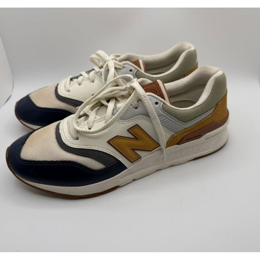 New Balance 997H V1 Sneakers Men Size 9.5 Sea Salt/Dolce /Navy Running Shoes
